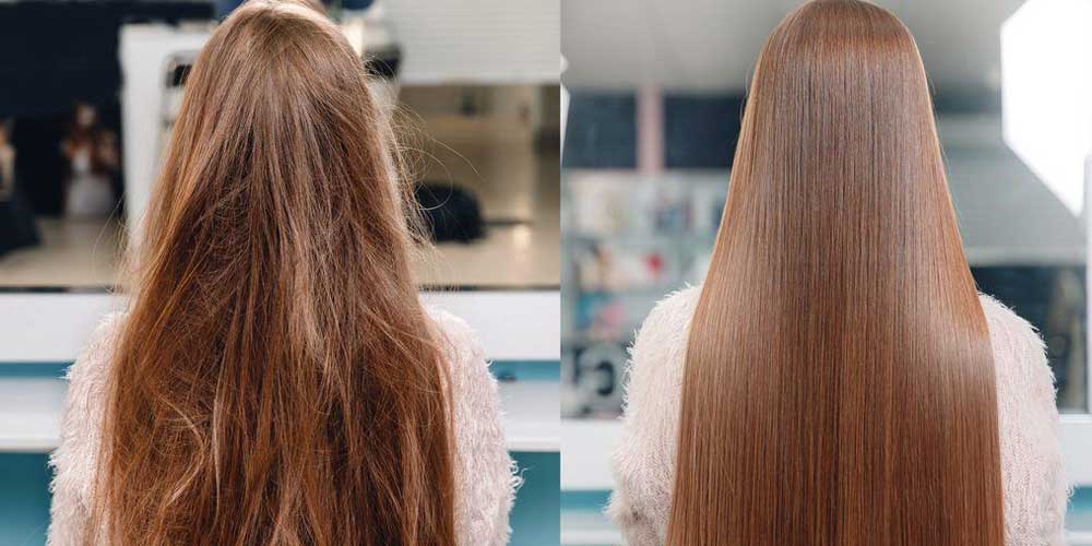 تفاوت قبل و بعد از ریباندینگ مو 