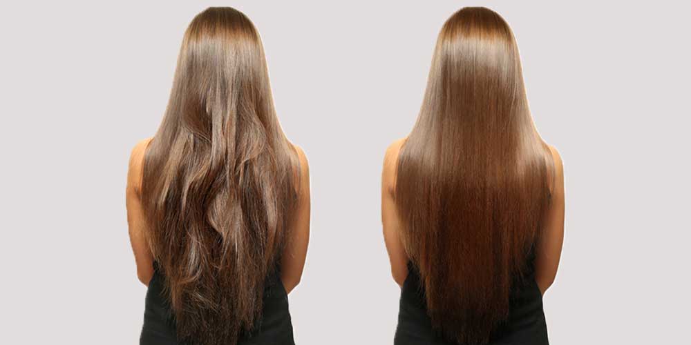 قبل و بعد تقویت مو