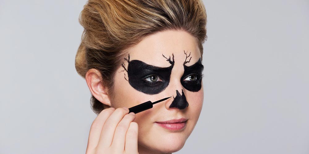 آموزش آرایش صورت هالووین	