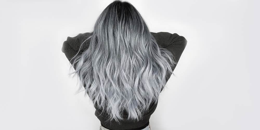 ترکیب رنگ مو دودی خاکستری