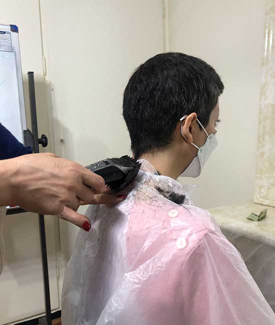  آموزش کوتاه کردن مو زنانه 