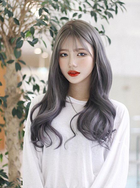 مدل موی کره ای خاکستری