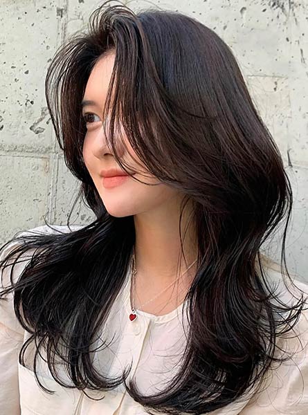 مدل موی گرگی کره ای