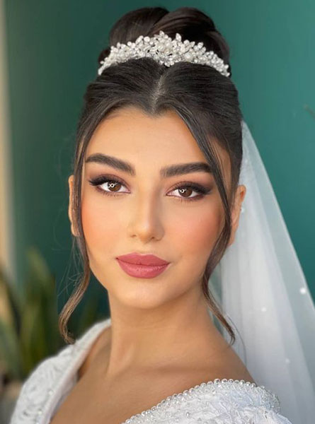 زیباترین آرایش لایت عروس ایرانی