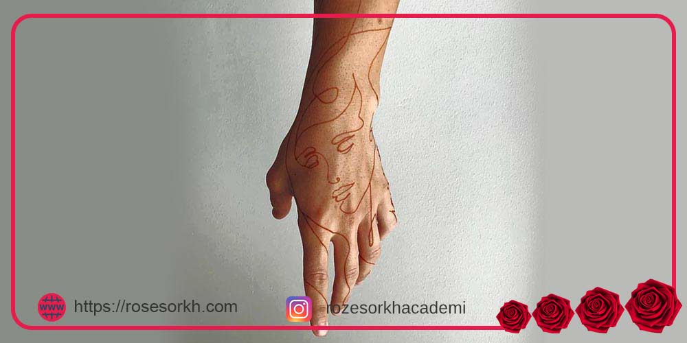 طرح حنا روی پا ساده و شیک