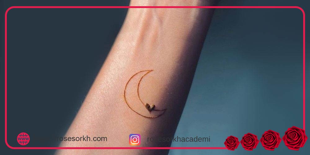 طرح حنا روی پا ساده و شیک