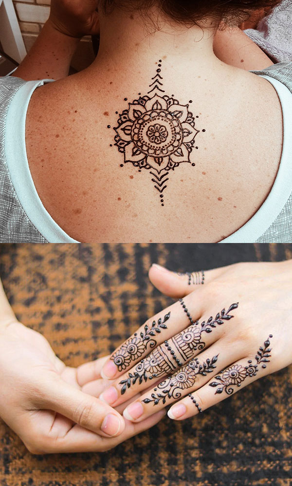 عکس قبل و بعد طراحی حنا